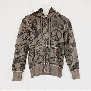 OBEY Vintage Y2K Rare one of a kind hooded Sweatshirt